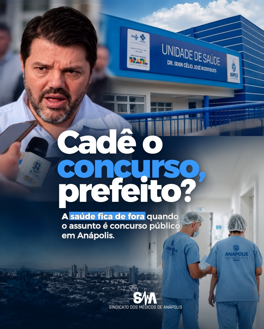 Cadê o concurso, prefeito?